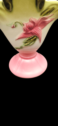 Image 8 of Vintage Hull Pottery Woodland Basket With Handle W9-8 34"