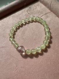 Image 2 of Prehnite 葡萄石粉阿赛手链