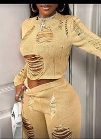 Image 6 of 2pc Knitted Pants Set 