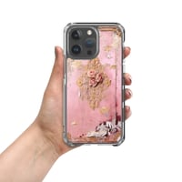 Image 17 of Pastel Pink Tattered Texture Rose Gold Goth Lolita Kawaii Inspired Clear Case for iPhone®