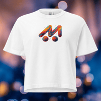 Image 3 of "M" logo heavyweight boxy tee