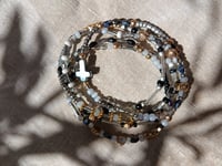 Image 4 of Bracelet 5 rangs Clair de lune 