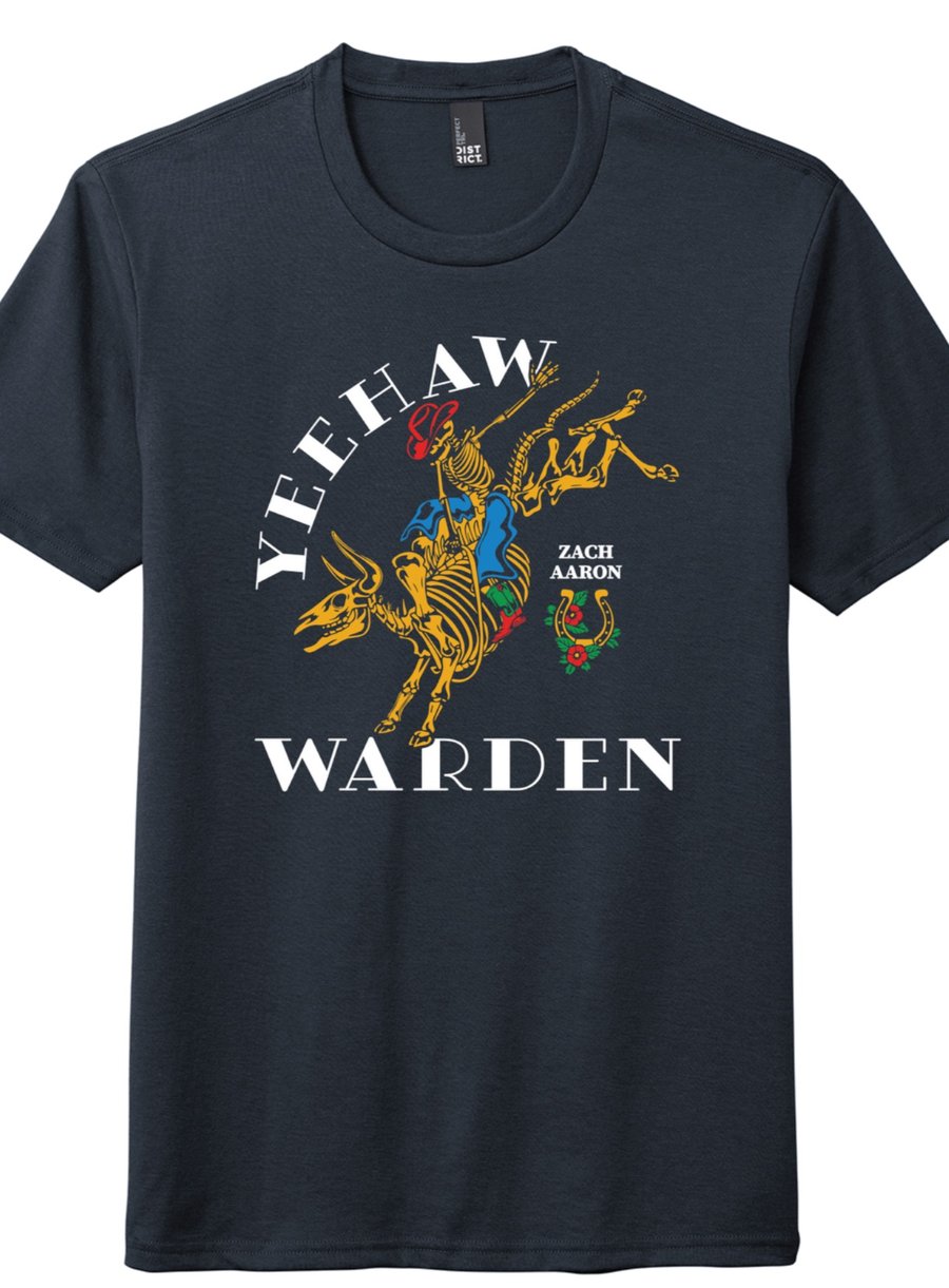 Image of “Yee Haw Warden” Tri blend Tee