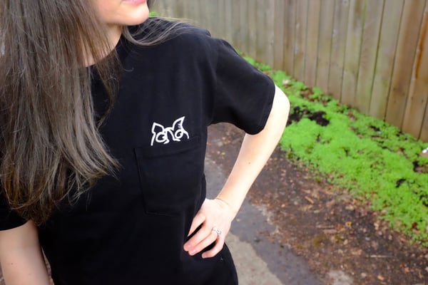 Image of Peek a boo Pocket T  ***1 XXL Left***