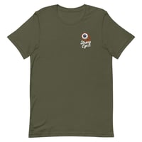 Image 2 of Flaming Eye Tee - Military Green