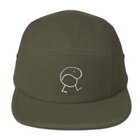 Image 3 of Jamingus 5 Panel Cap white stitching