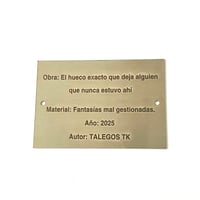 Image 1 of EL HUECO EXACTO QUE DEJA ALGUIEN QUE NUNCA ESTUVE AHÍ 
