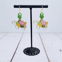Image 6 of Floral Spring Animals Earrings