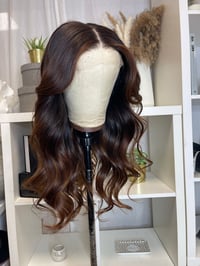 Image 4 of Vente flash BALAYAGE Miel choco  18’ closure 5x5 HD copy