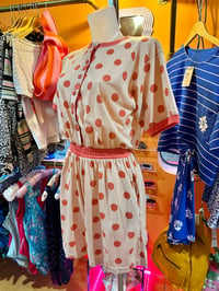 Image 3 of 80's POLKA POCKET PLAYSUIT S/M