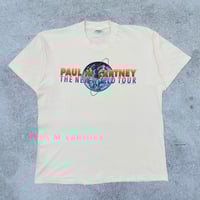 Image 3 of 1993 PAUL McCARTNEY NEW WORLD TOUR TEE - SIZE XL