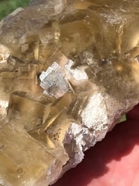 Image 15 of Barite & Yellow Cubic Fluorite From Beijing #2458