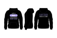 Image 1 of LocalHoops Class Of 20XX Fleece Hoodie - Black/Lavender