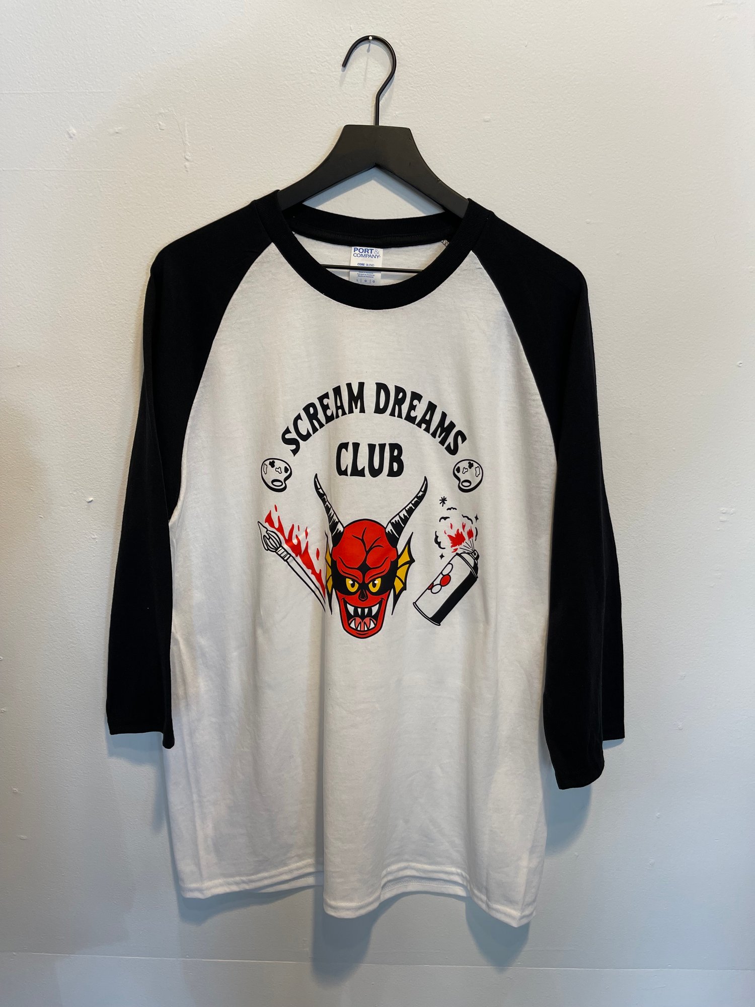 Scream Dreams Club Raglan T-Shirt