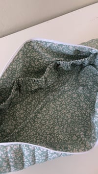 Image 3 of Green Floral Mist Hair Tools Pouch
