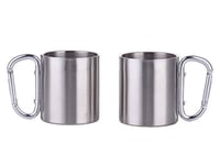 Image 4 of 10oz Stainless Steel Carabiner Mug 