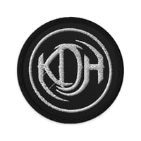 KDH Circle Logo Embroidered Patch - Circular ⌀3 in