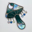 Teal and iridescent blue Catch a Falling Star 