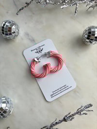 Image 2 of  Candy cane hoops 