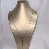 Image 2 of Long crystal layering pendant necklace