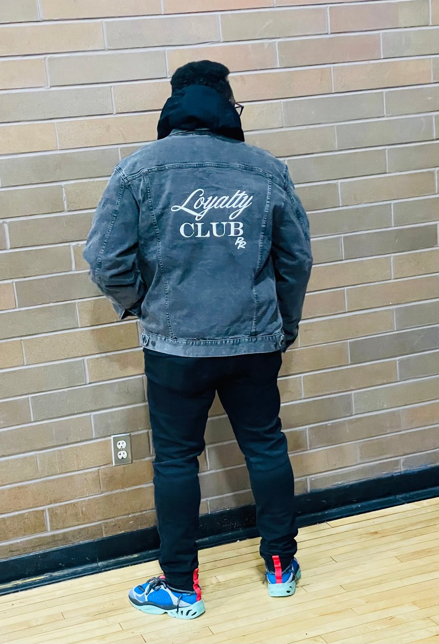 Image of Loyalty Club Denim Sherpa  Jacketb (black)