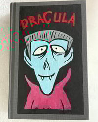 Image 1 of Dracula - acrylic art on classic novel 