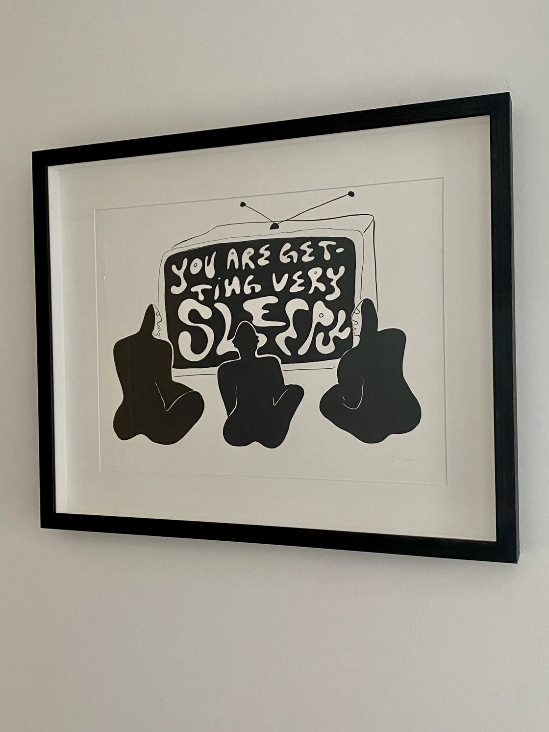 Image of ‘you are getting very sleepy’ limited edition print 