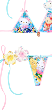 Image 6 of Pink Bikini hellokitty underwater 