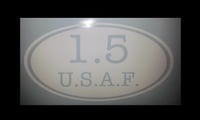 Image 1 of Oval vinyl decals