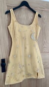 Handmade Sparkly Horse, Star, Sun & Moon Sparkly Maize Dress