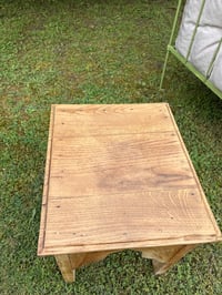 Image 3 of Tabouret de ferme en bois ancien - Gabin