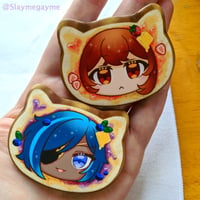 Image 2 of Kaeluc Cat Bread Can Badges