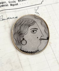 Image 1 of Pipe Smoking Lady 