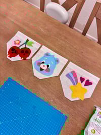 Image 5 of CUSTOM FELT FLAG BANNER 