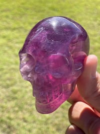 Image 9 of Purple Fluorite Crystal Skull #1884