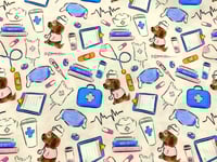 Image 17 of Dog Scrub Hats