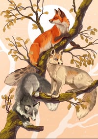 Image 2 of Print - three animals