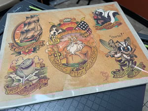 Image of 16 Sheets Traditional Disney Inspired Flash A (Standard Card Stock)