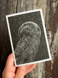Image 3 of The Raven ~ Greetings Card