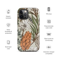 Image 12 of Art Nouveau Inspired Light and Airy Boho Floral Sketch Tough Case for iPhone®