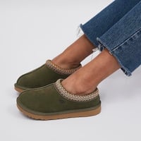 Image 1 of UGG Women's Green Suede Slip-On Shoes