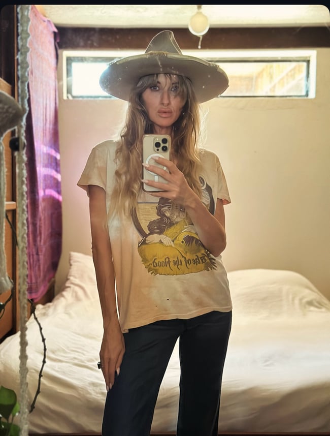 early 1970s Grateful Dead wake of the flood concert tour t shirt band tee