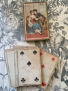 Jeu de cartes érotiques, transparent, de maison close du XIXème siècle 