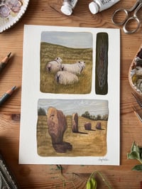 Image 1 of Avebury Stones Fine Art Print
