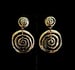 Image of Gold Swirl Clip-On Earrings 