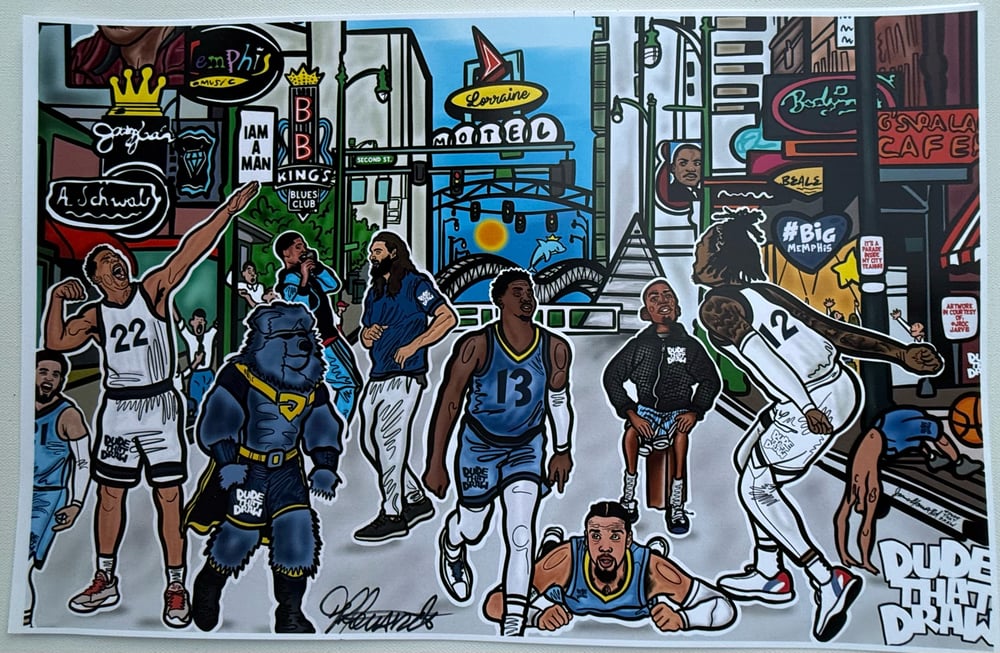 Griddy on Beale Print