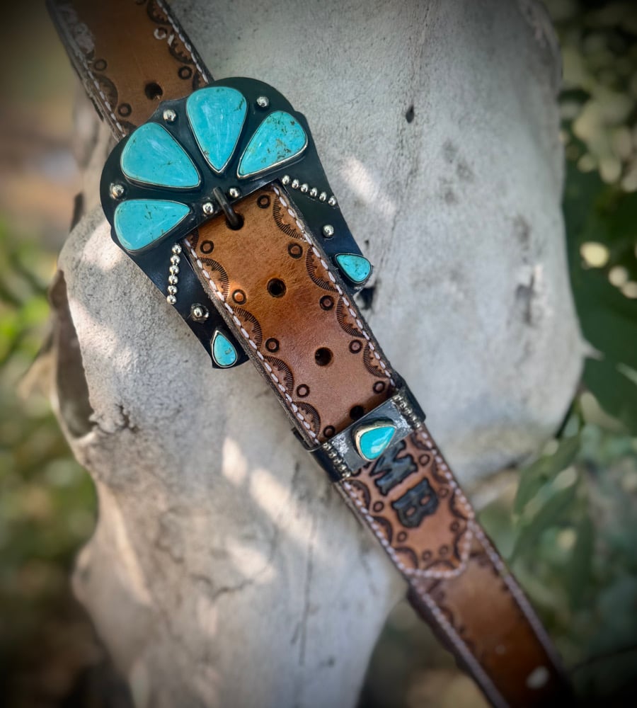 Image of Sonora Turquoise Buckle & Keeper
