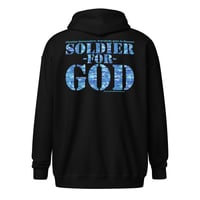 Image 1 of Soldier For God ICE Unisex heavy blend zip hoodie