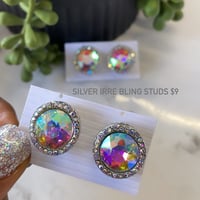 Silver IRRE bling studs 