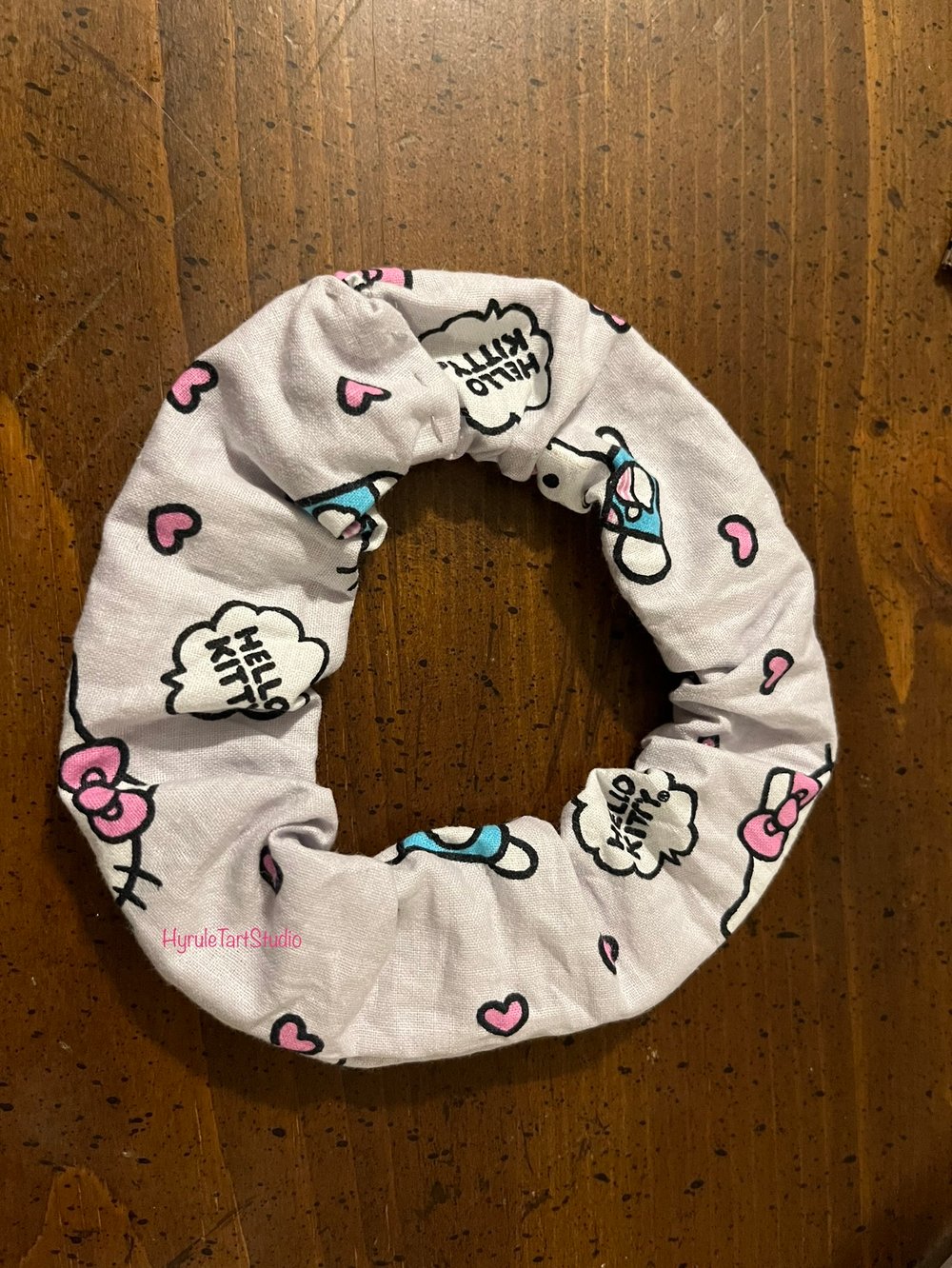 Greeting Cat Telephone Hair Scrunchy